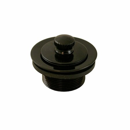 JONES STEPHENS Black Friction Lift Tub Drain P3561BL